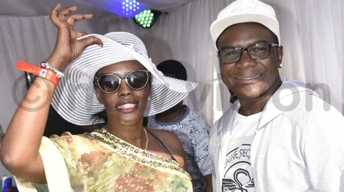 Jack Pemba's wife, Sheebah Kassami (R) celebrated clocking 40 years yesterday