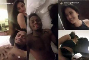 shots taken from video that was recorded by Diamond while enjoying a three-some