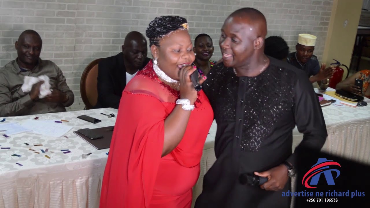 Kusasira with hubby Sseruga during at their introduction meeting