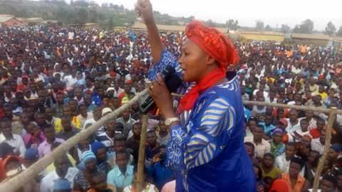 Winnie Kiiza dropped by Amuriat campaigning at the Bugiri by-election 