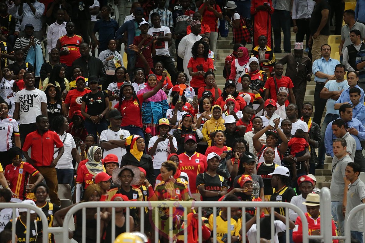 Fans traveled across Egyptian cities to support the Ugandan outfit