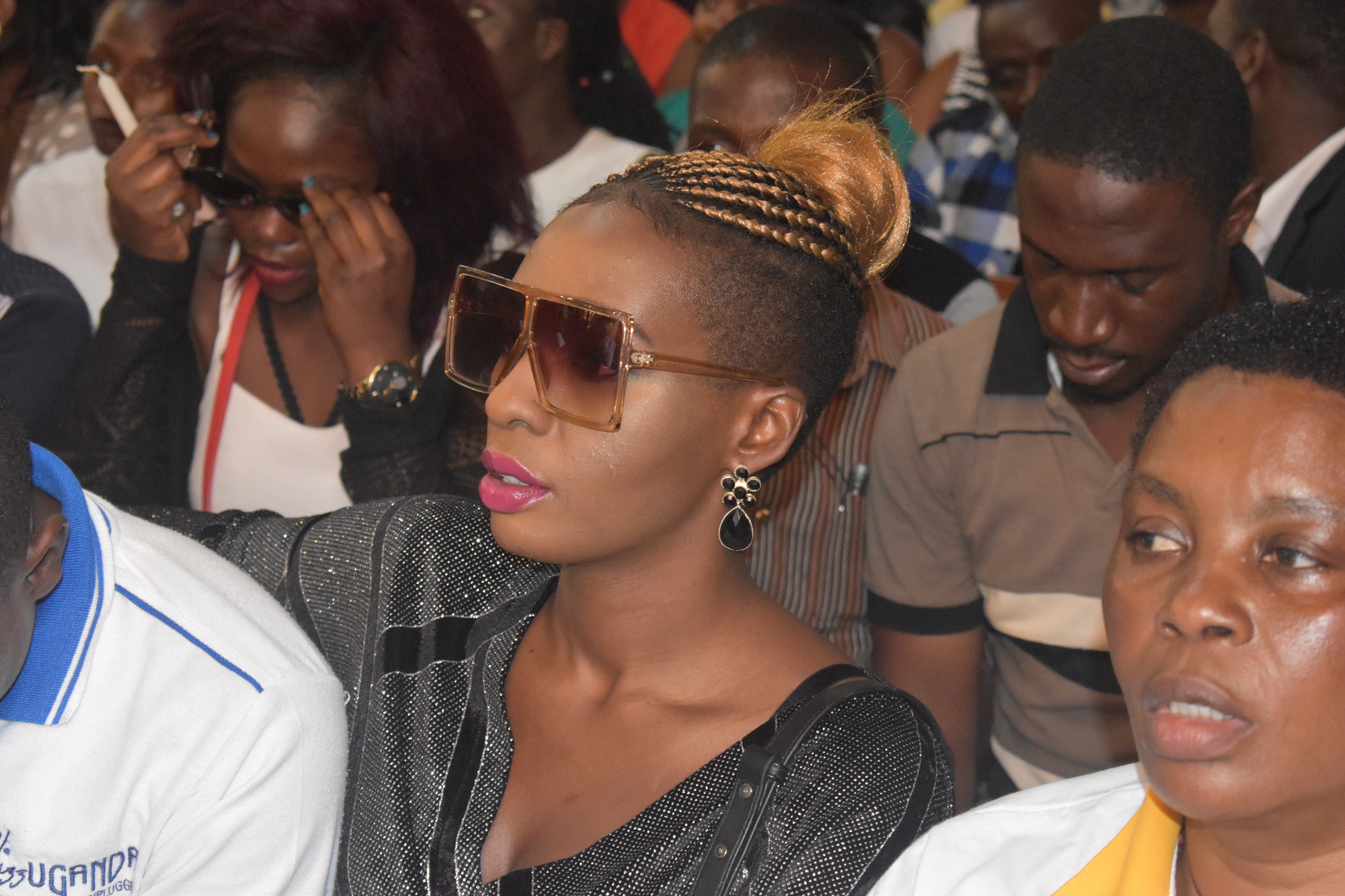 Dancehall King Cindy represented at the Bobi Wine prayer service at Cathedral