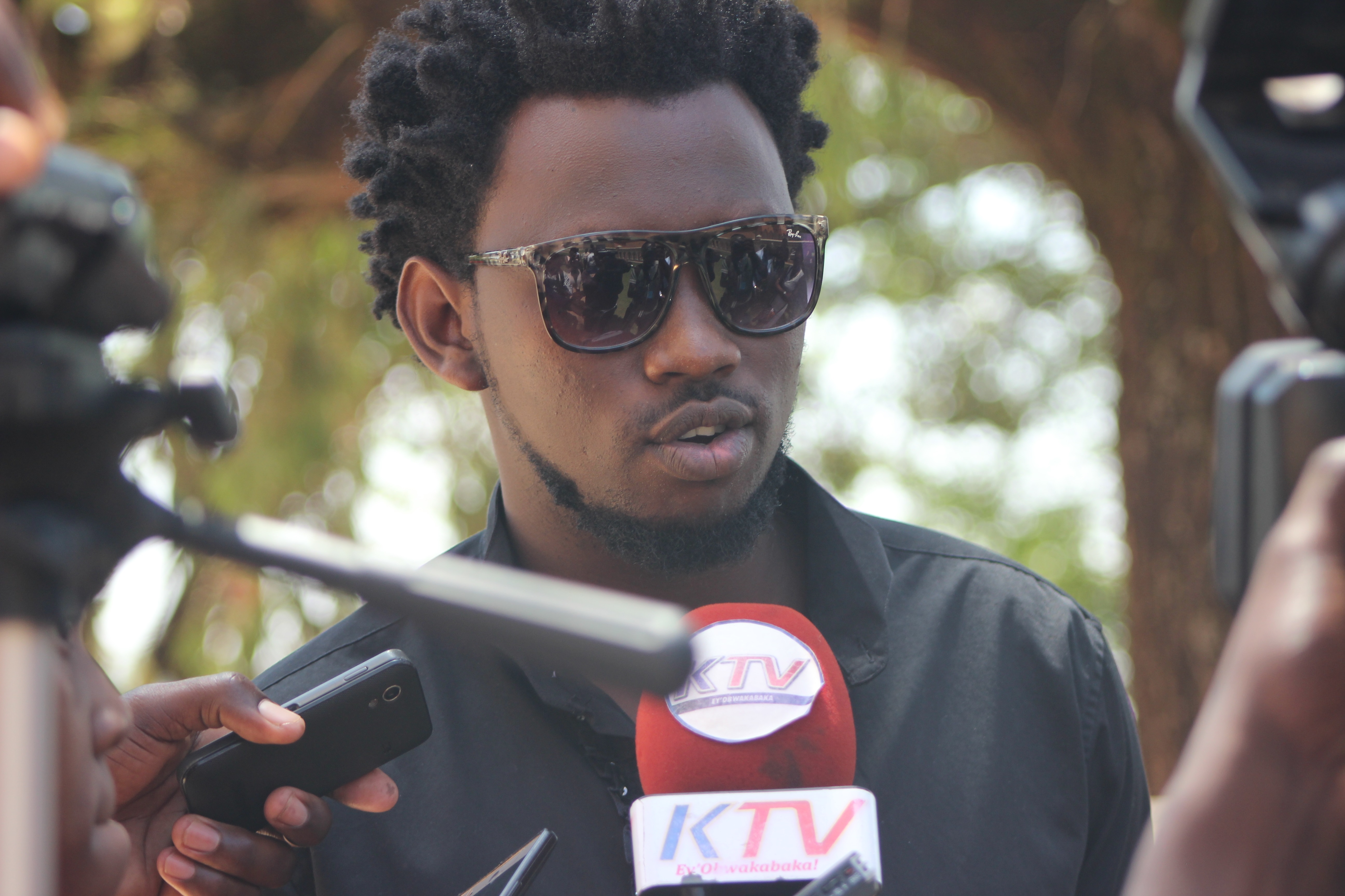 Budding singer Levixone from Leone Island was at the prayer service