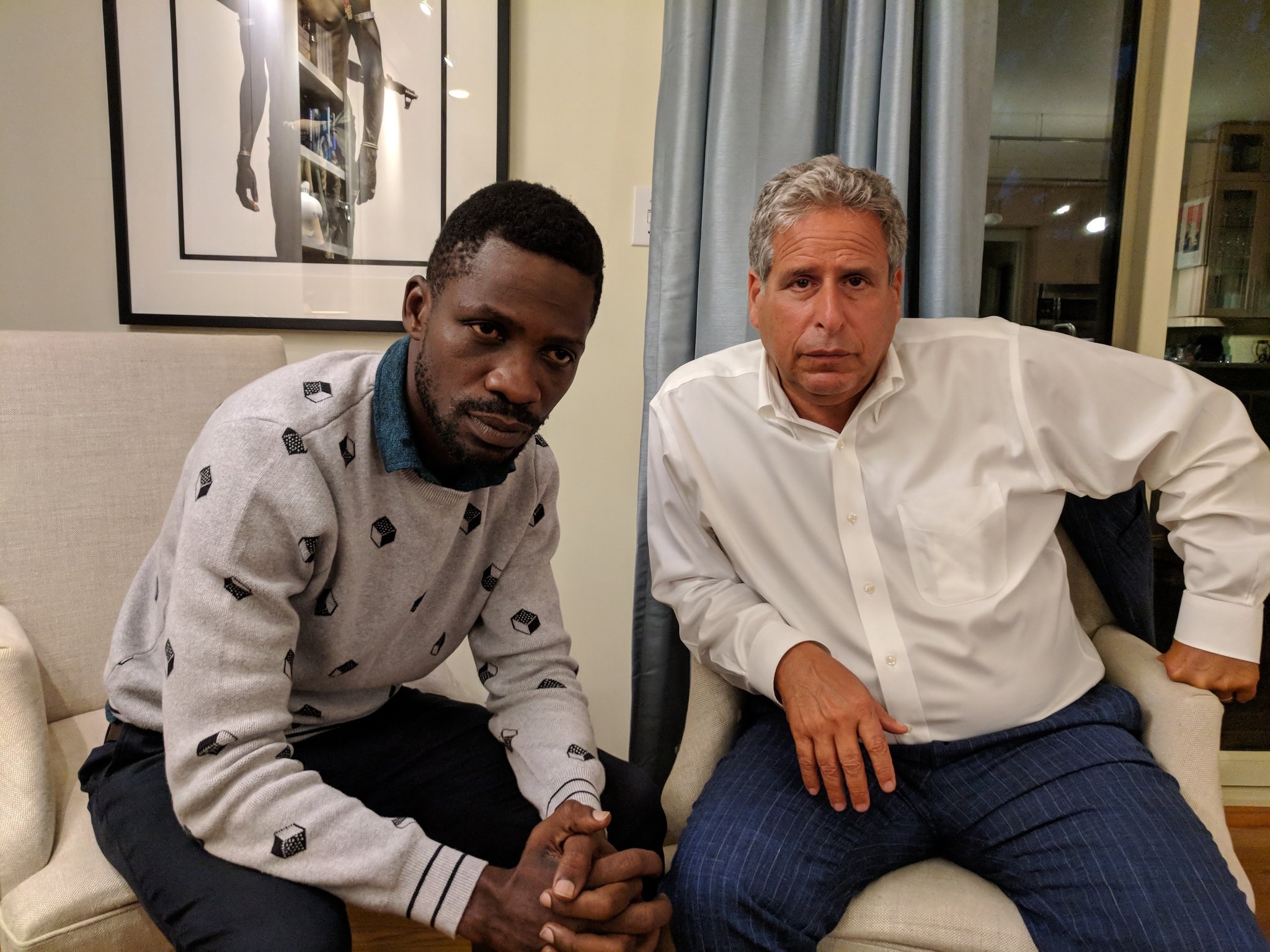 Bobi Wine ne Robert Amsterdam