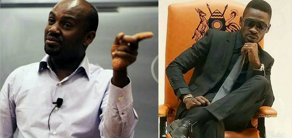 Andrew Mwenda ne Bobi Wine