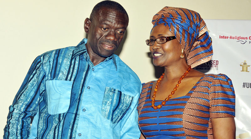 Winnie Byanyima ne bba Dr Kizza Besigye