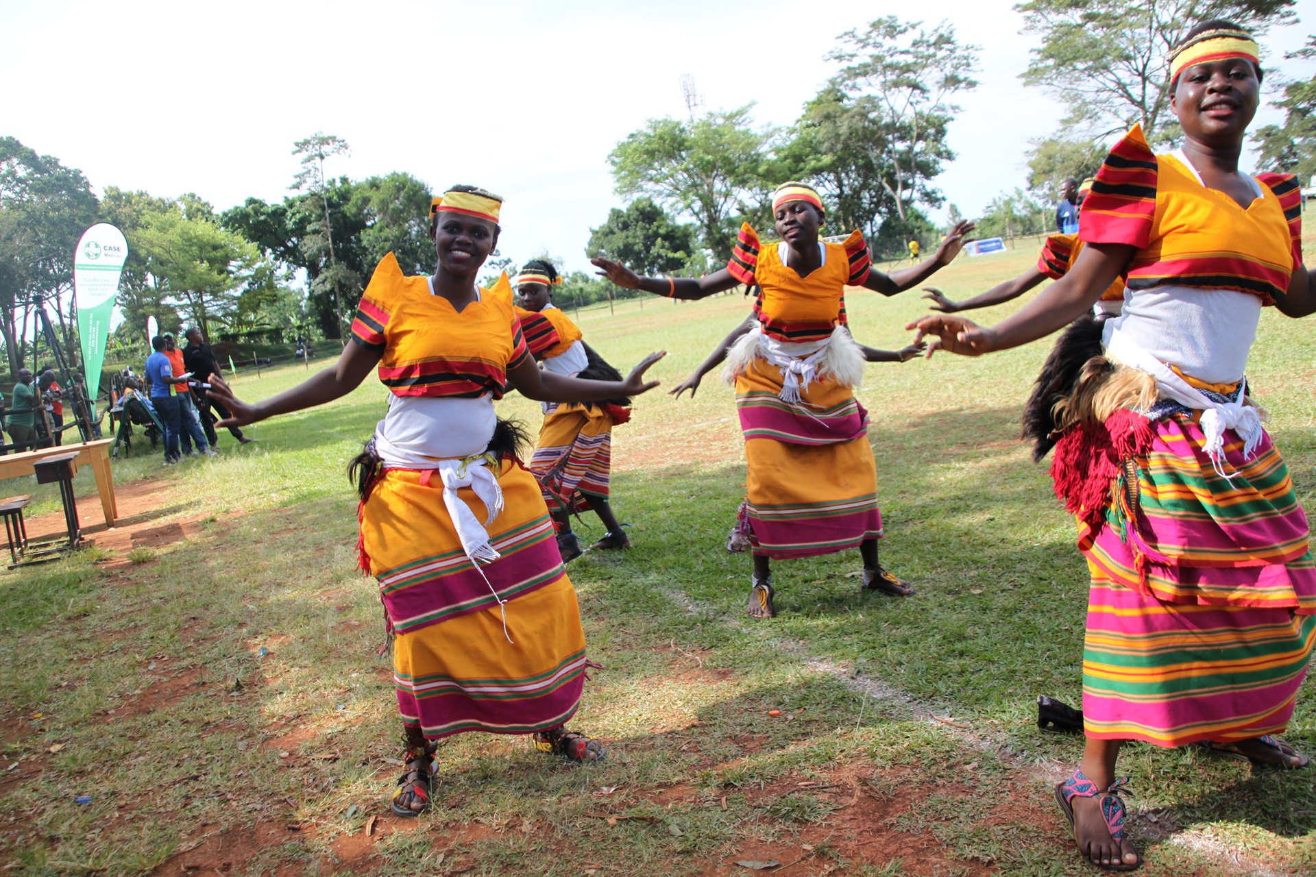 Guests were entertained through cultural dances