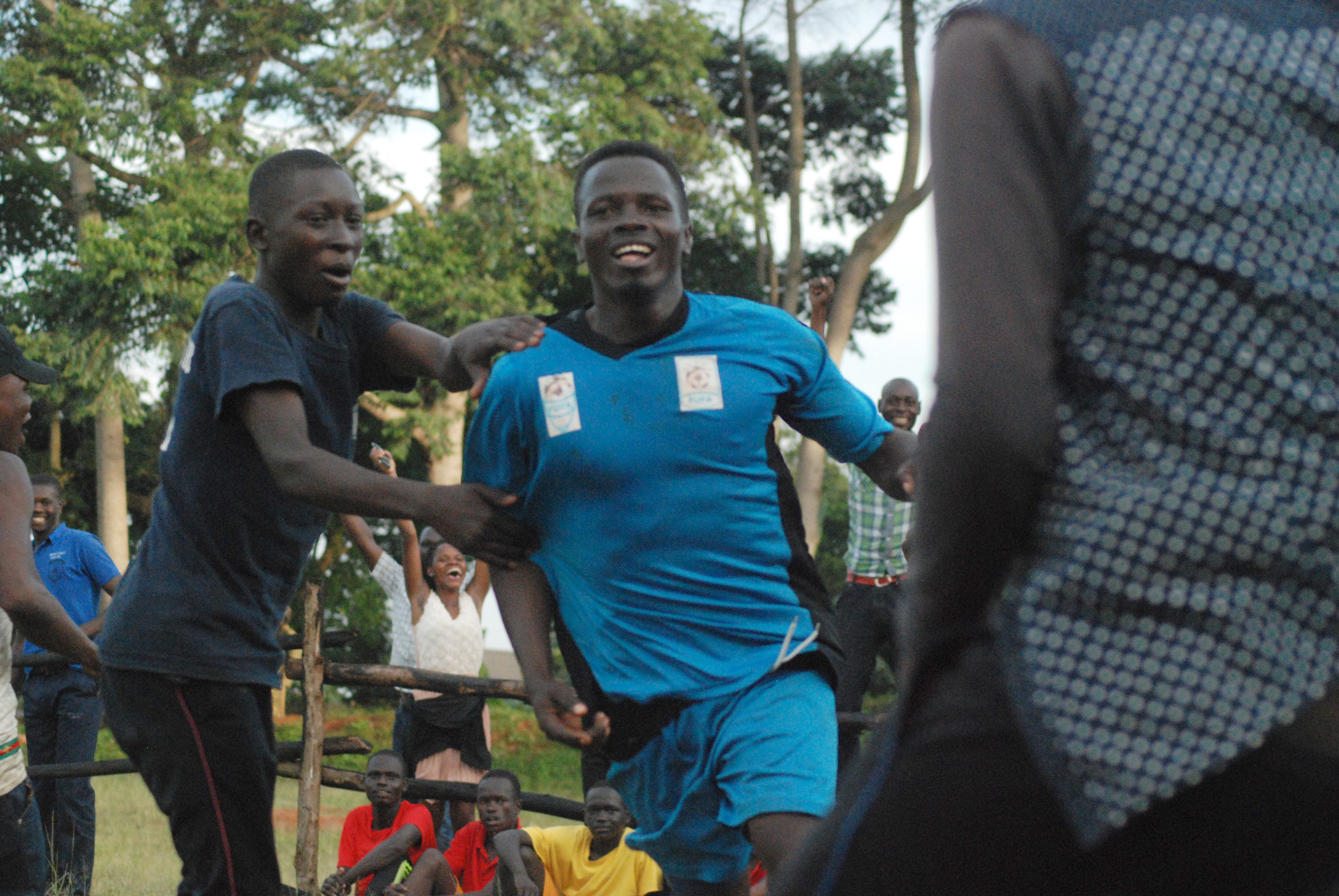Vianney Ssekajugo Celebrates after scoring