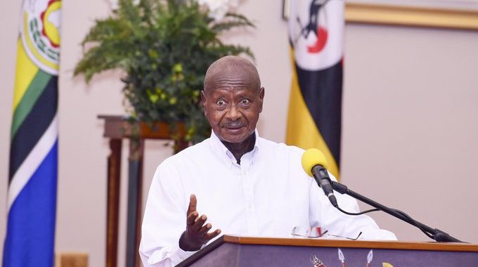 President Museveni was visibly angry when alerting citizens on the dangers Covid-19 posses to the country if measures were ignored (PP Photo)