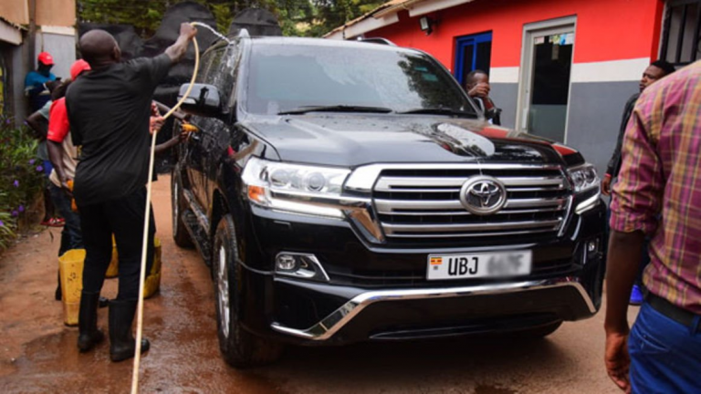 Bobi objects Handing Over car to URA