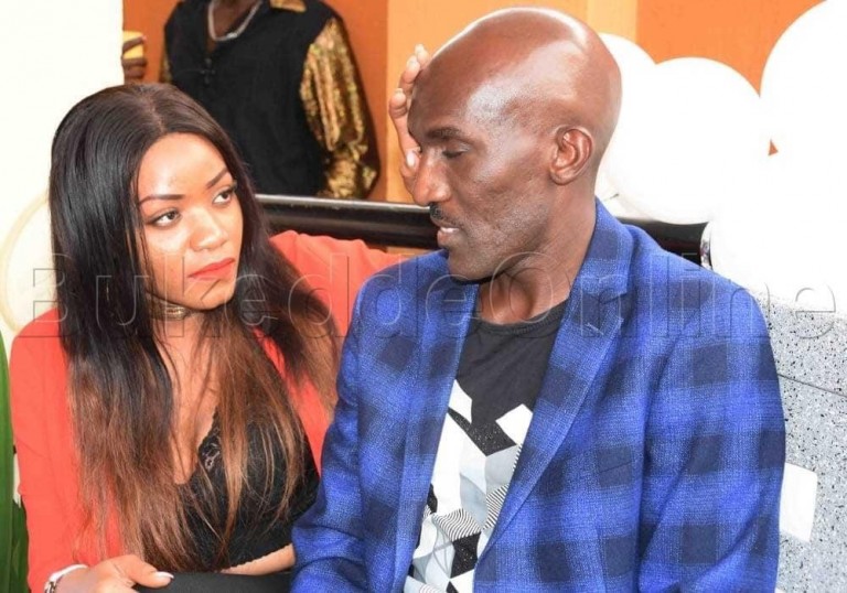 Katongole with Fifi -Photo Credit(Bukedde)