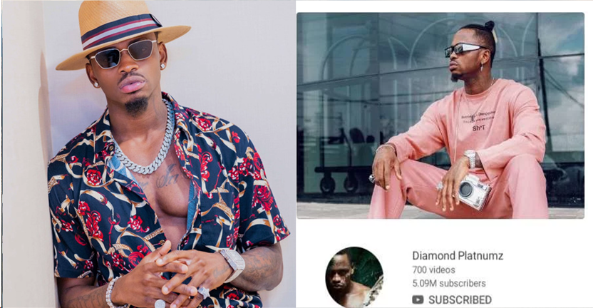 Diamond's YouTube channel boasts over 5M subscribers