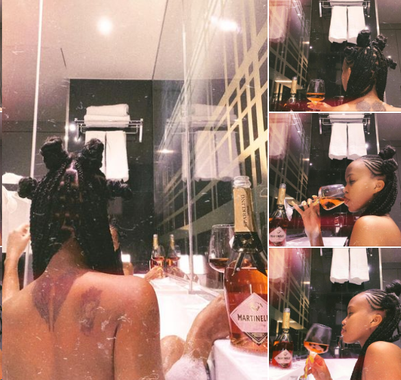 Sheilah Gashumba shares exciting bathroom pics on social media