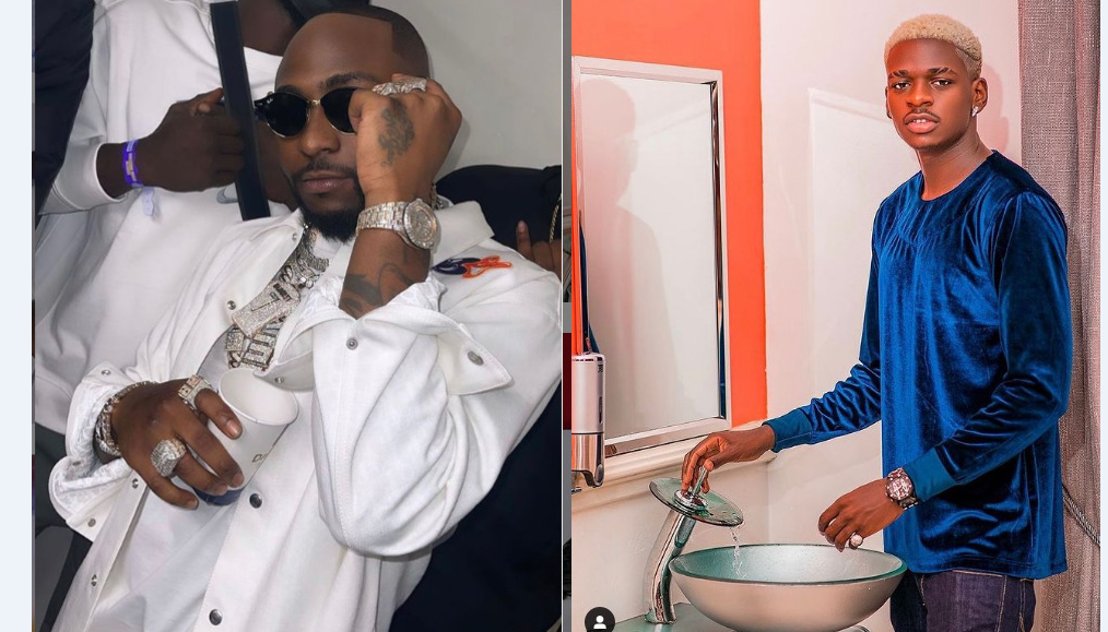 Grenade Jumps &amp; Celebrates After Nigerian Super Star Davido Follows Him On  Insta,Says All His Dreams Have Come True