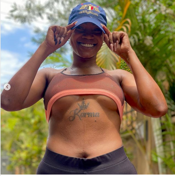 Nakweyombekede Sheebah teases fans with sharp pair of tiny boobs