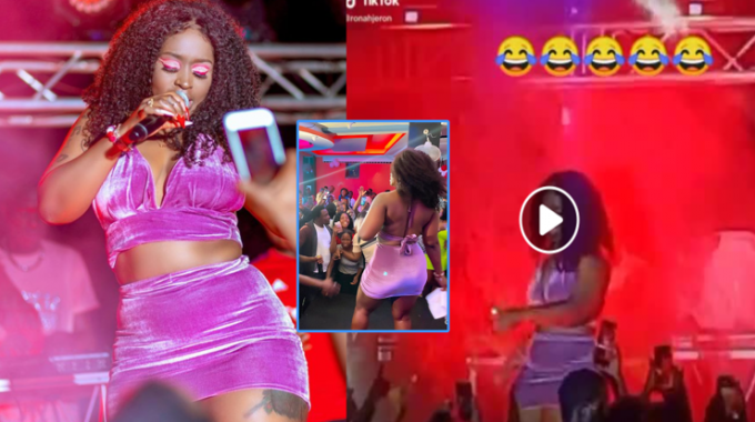 Winnie Nwagi slaps fan live on stage