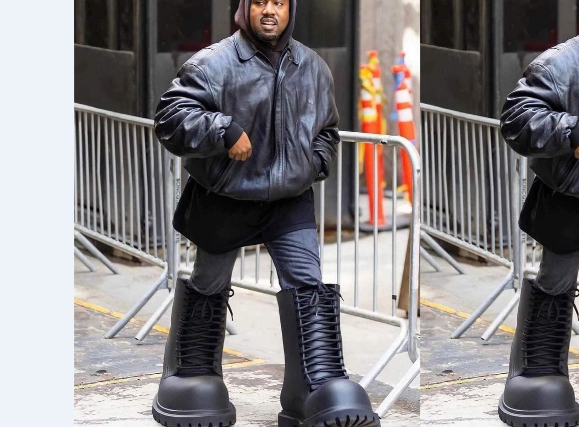 kanye orange boots