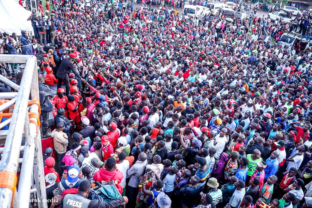 EBIFAANANYI! Bobi Wine akoze ebyafaayo e Manafwa